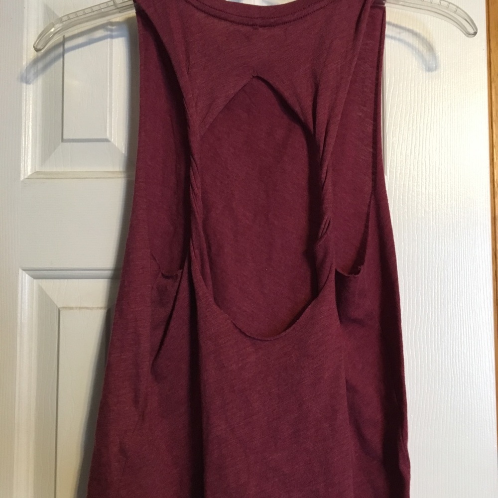 Maroon tank top